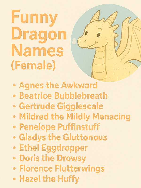 Funny Dragon Names Female