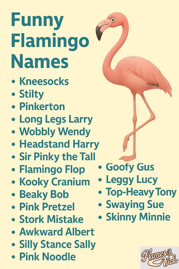 Funny Flamingo Names