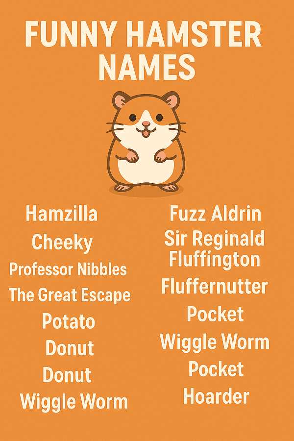 Funny Hamster Names