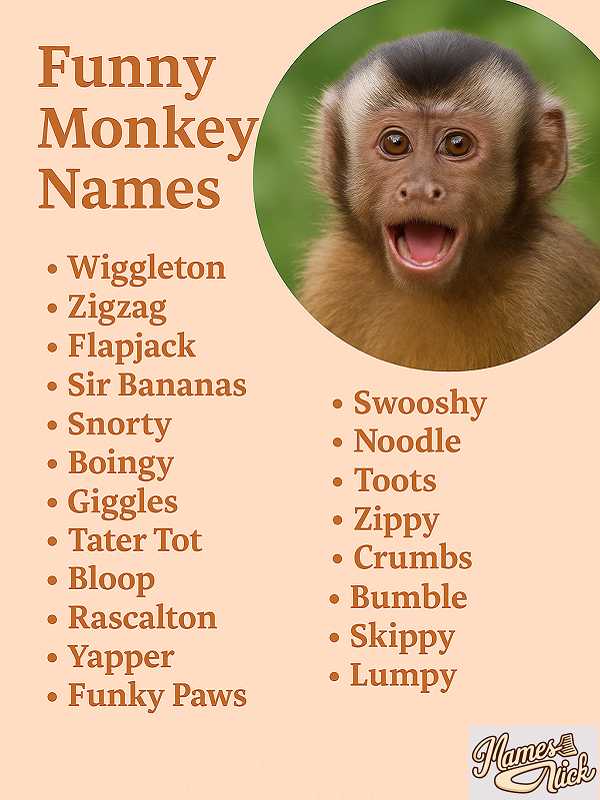 Funny Monkey Names