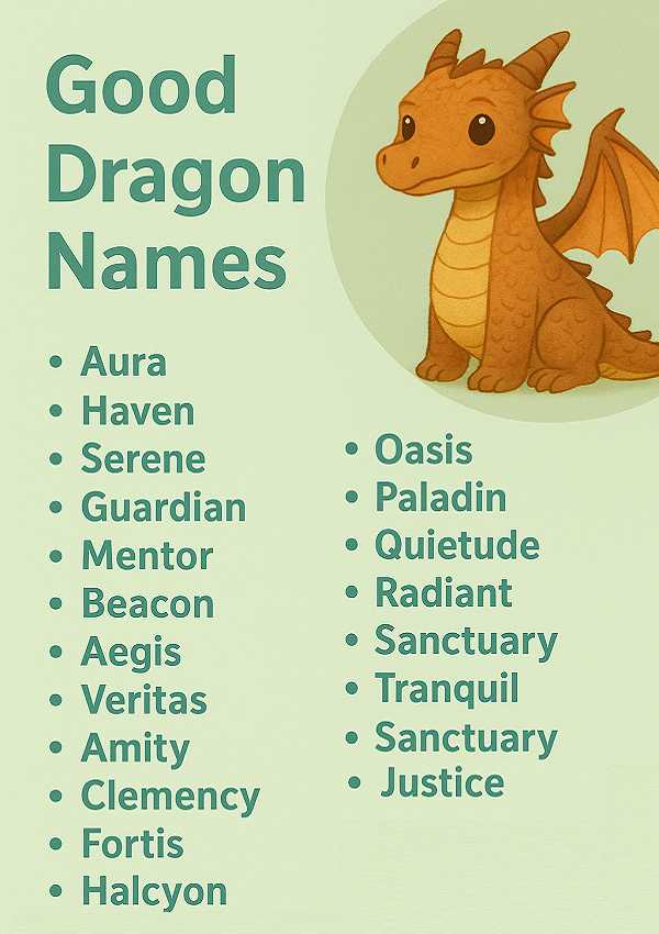 Good Dragon Names