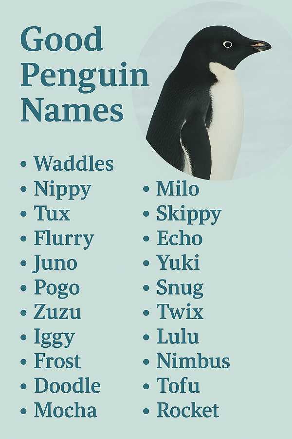 Good Penguin Names