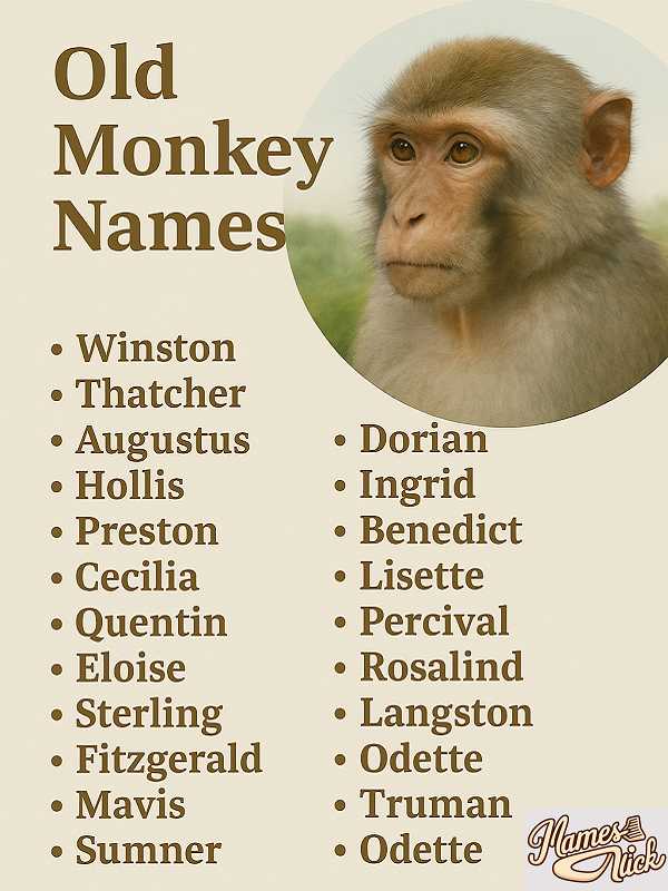 Old Monkey Names