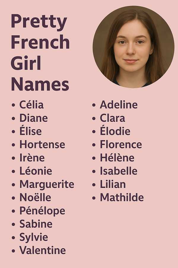 Pretty French Girl Names