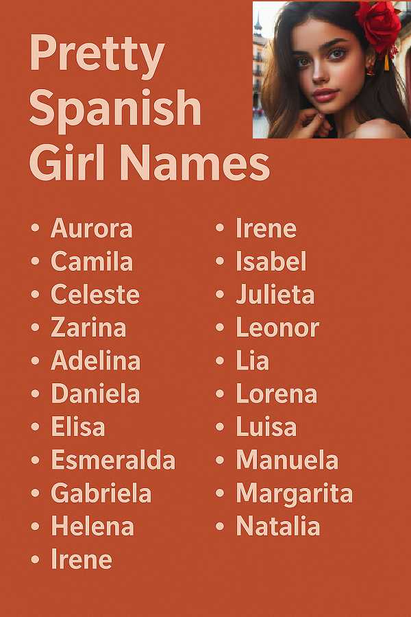 Pretty Spanish Girl Names