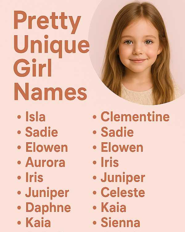 Pretty Unique Girl Names