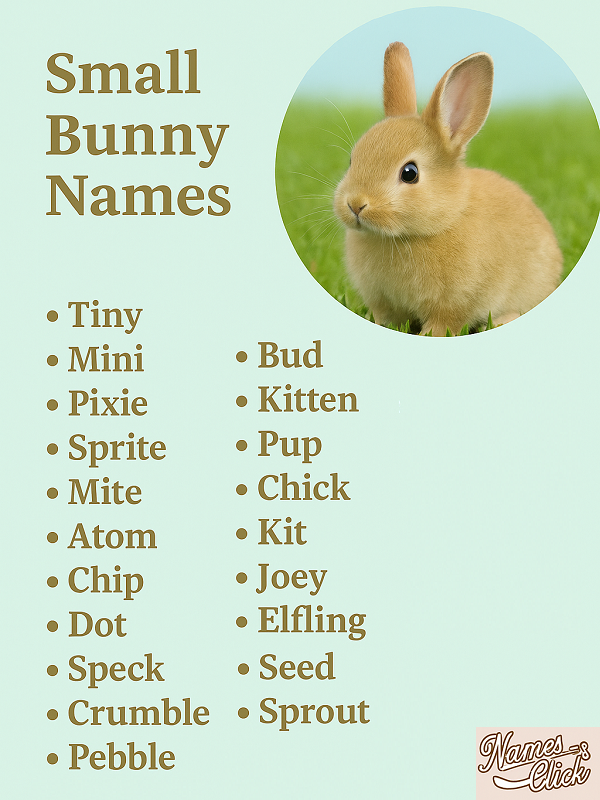 Small Bunny Names