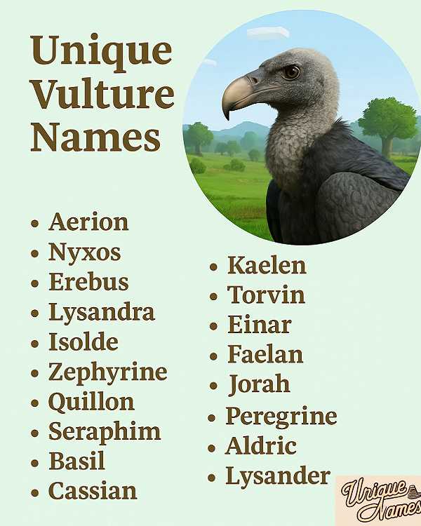 Unique Vulture Names