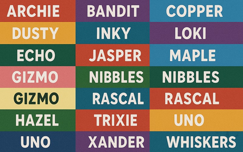A to Z Raccoon Names