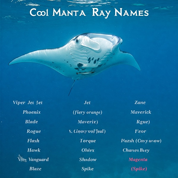 Cool Manta Ray Names