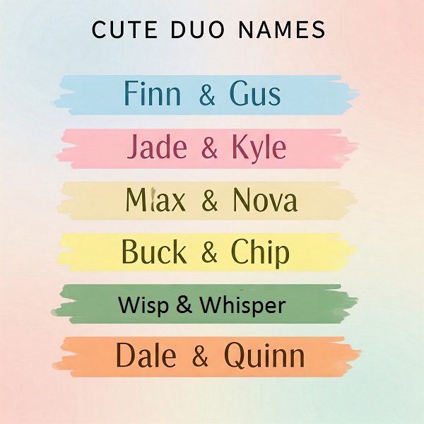 Cute Duo Names